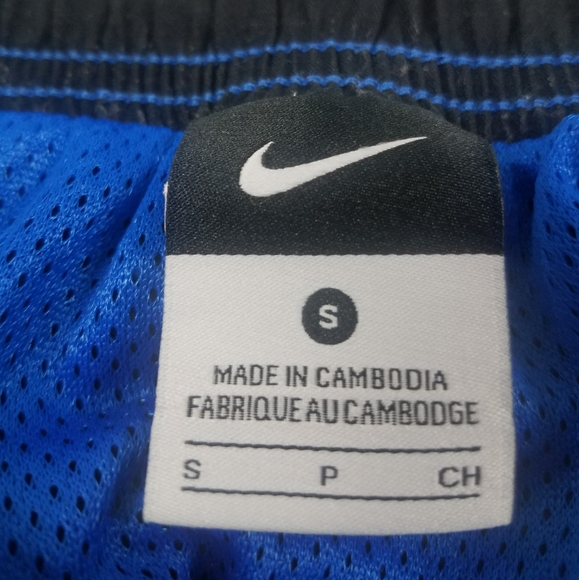 Nike Blue and Neon Swim Trunks - Picture 6 of 11